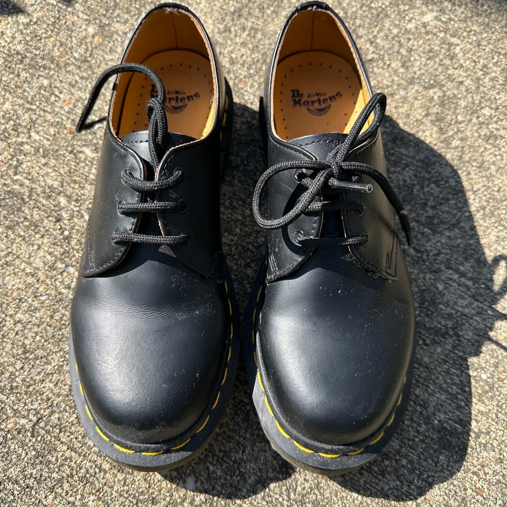 Dr. Martens Black Leather Shoes